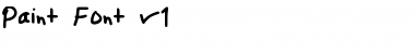 Download Paint_Font_v1 Medium Font Title Preview