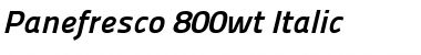 Download Panefresco 800wt Italic Font