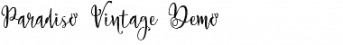 Download Paradiso Vintage Demo Regular Font Title Preview