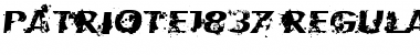 Download Patriote1837 Regular Font Title Preview