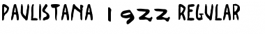 Download Paulistana 1922 Regular Font Title Preview