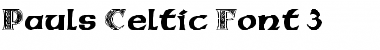 Download Pauls Celtic Font 3 Regular Font Title Preview