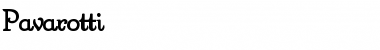 Download Pavarotti Regular Font Title Preview