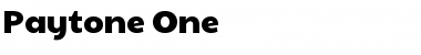 Download Paytone One Font