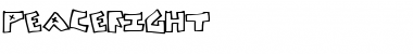 Download PeaceFight Regular Font Title Preview