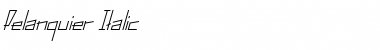 Download Pelanquier Italic Font Title Preview