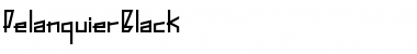 Download PelanquierBlack Regular Font Title Preview