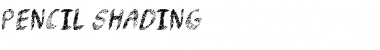Download Pencil Shading Regular Font Title Preview