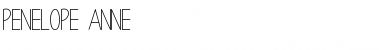 Download PenelopeAnne Medium Font Title Preview