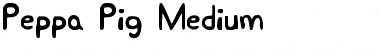 Download Peppa Pig Medium Font Title Preview