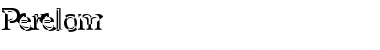Download Perelom Regular Font Title Preview