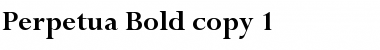 Download Perpetua Bold Font Title Preview