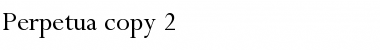 Download Perpetua Regular Font Title Preview