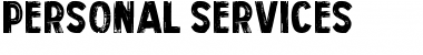 Download Personal Services Regular Font Title Preview