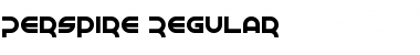 Download Perspire Regular Font Title Preview