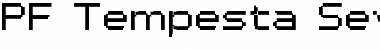 Download PF Tempesta Seven Extended Regular Font Title Preview