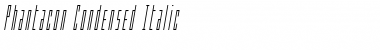 Download Phantacon Condensed Italic Condensed Italic Font Title Preview