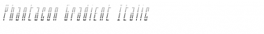 Download Phantacon Gradient Italic Regular Font Title Preview