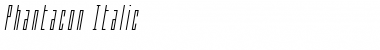 Download Phantacon Italic Italic Font Title Preview