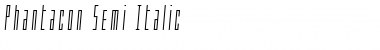 Download Phantacon Semi-Italic Semi-Italic Font Title Preview