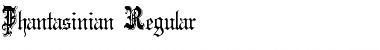 Download Phantasinian Regular Font Title Preview