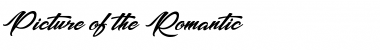 Download Picture of the Romantic Regular Font Title Preview