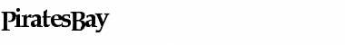 Download PiratesBay Regular Font Title Preview