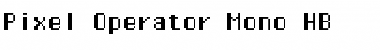 Download Pixel Operator Mono HB Regular Font Title Preview