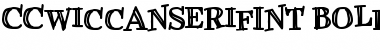 Download CCWiccanSerifInt Bold Font Title Preview