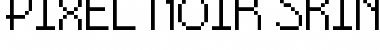 Download Pixel-Noir Skinny Caps Regular Font Title Preview