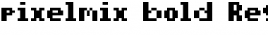 Download pixelmix bold Regular Font Title Preview