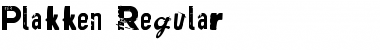 Download Plakken Regular Font Title Preview