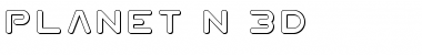 Download Planet N 3D Regular Font Title Preview