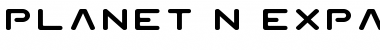 Download Planet N Expanded Expanded Font Title Preview