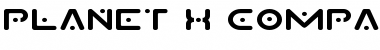 Download Planet X Compact Expanded Expanded Font Title Preview