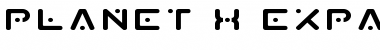 Download Planet X Expanded Expanded Font Title Preview
