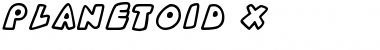 Download Planetoid X Regular Font Title Preview