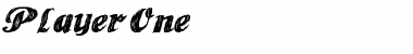 Download Player One Regular Font Title Preview