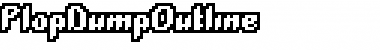 Download PlopDumpOutline Medium Font Title Preview