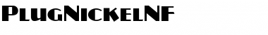 Download Plug Nickel NF Regular Font Title Preview