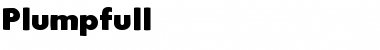 Download Plumpfull Black Font Title Preview