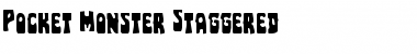 Download Pocket Monster Staggered Regular Font Title Preview