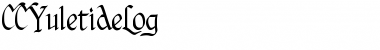 Download CCYuletideLog Medium Font Title Preview
