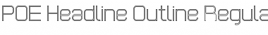 Download POE Headline Regular Font Title Preview