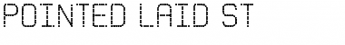 Download Pointed Laid St Regular Font Title Preview