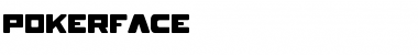 Download POKERFACE Regular Font Title Preview