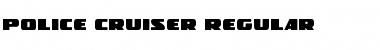 Download Police Cruiser Regular Font Title Preview