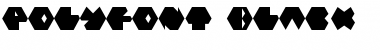 Download PolyFont Black PolyFont Font Title Preview