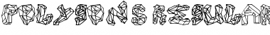 Download Polygons Regular Font Title Preview
