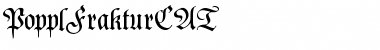 Download Poppl Fraktur CAT Regular Font Title Preview